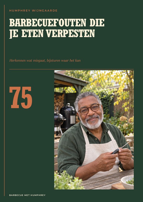 75 barbecuefouten die je eten verpesten omslag van het miniboek